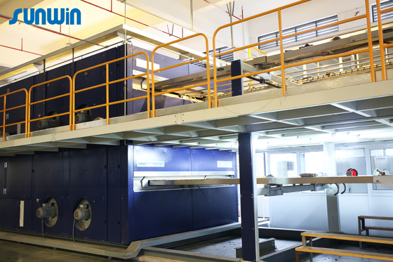 Jet Dyeing Process High Speed Textile Finishing Stenter Machine For Woven Fabric