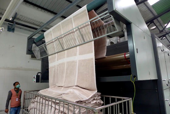 5-35m/Min Industrial Tumble Dryer Machine Towel Textile Finishing Equipment