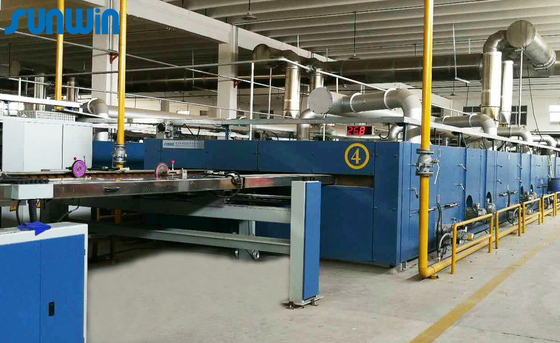 2400mm Cloth Textile Printing Machine Heat Setting Finishing Stenter Machine 50hz